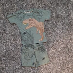 Jurassic Park Dinosaur T-Shirt and Shorts Set